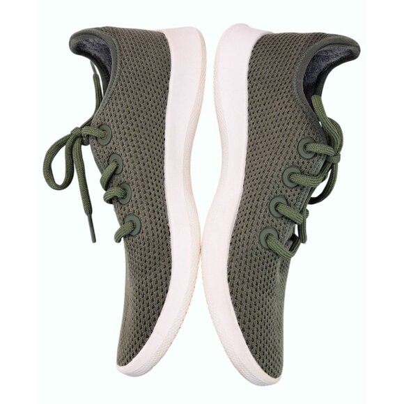 Allbirds Womens Tree Runners Sneakers Shoes Green Size 7 Lightweight Sustainable - Picture 3 of 8
